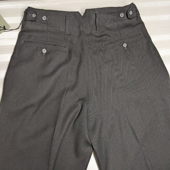 Synergy Studio / Morgan Cooper Pants Men 36 x 32 Wool Blend Business Black *NEW* - Picture 3 of 7